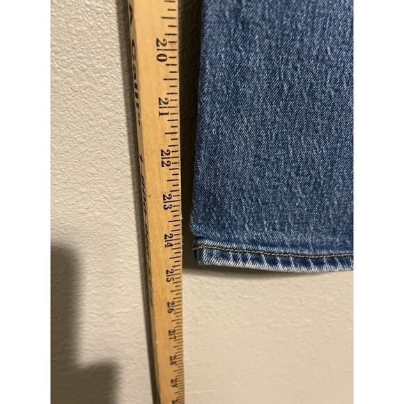 Levi's Premium Womens 26 Wedgie Straight Leg Button Fly Jeans Blue - Picture 4 of 6
